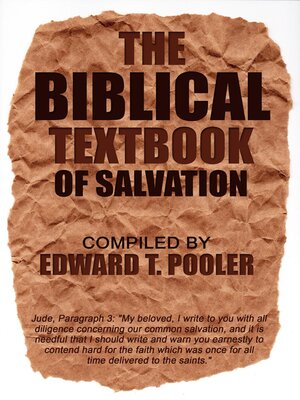 cover image of The Biblical Textbook of Salvation